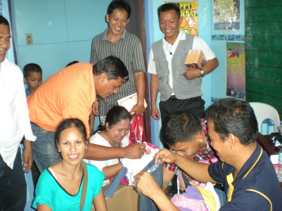 Elders Getting Child Clothes