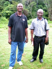 Alphonso Kandakai (R) & Joseph Zubah (L)