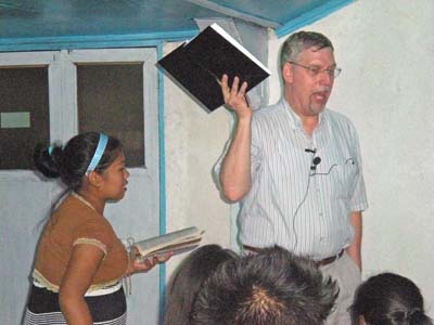 Bro George at Bible School