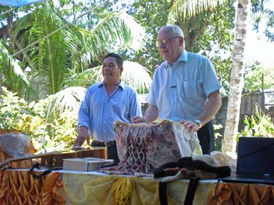 Bro Mark at Bro Ramer's Home Mtg