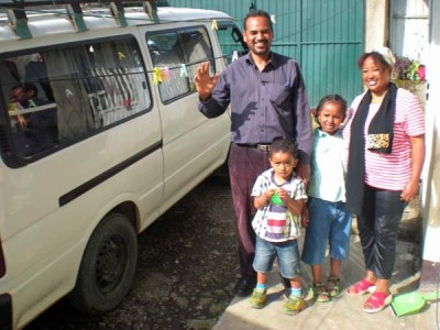 Fikre, family & van 1