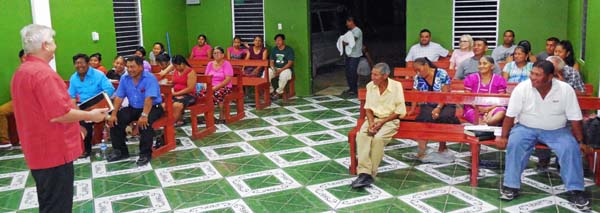 Jim Preaching Last Night