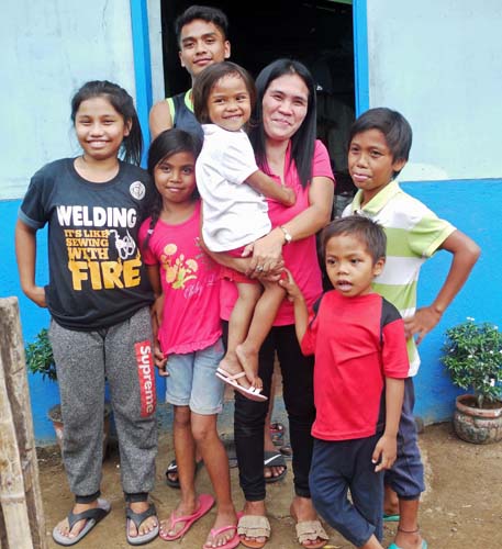 Teacher Helen with Her Children
